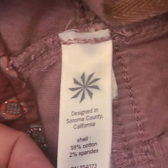 Athleta Drawstring Waist Soft Corduroy Velvet Skirt Pink Mauve Size 6 - Picture 9 of 10